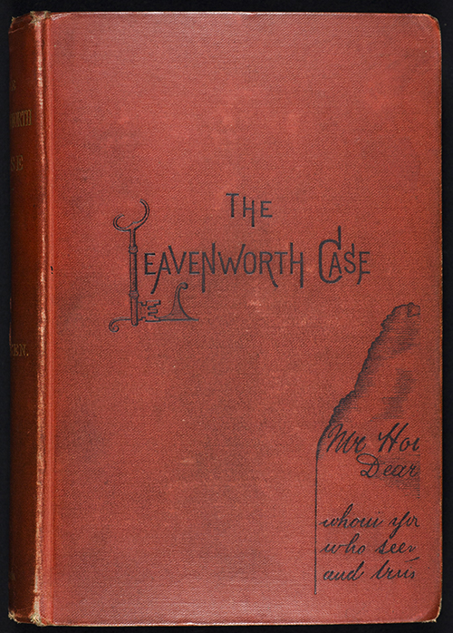 Front cover of The Leavenworth Case: A Lawyer's Story by Anna Katherine Green (1878)