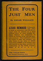 Front cover of The Four Just Men by Edgar Wallace (1905)