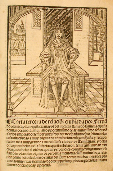 Title page, with large woodcut portrait of Charles V