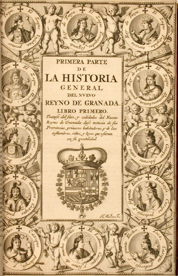 Title page of part two, with medallion portraits of famous Indians