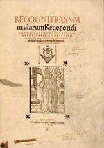 Title page, with woodcut of St. Augustine