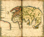 The "Admiral's Map" (attributed by some to
                                Columbus and by others to Vespucci)
