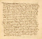 First page of the manuscript, which deals with measures of
                                length, and does not appear in the printed edition