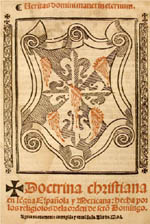 Title page, with arms and motto of the Dominican Order
