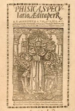Title page showing St. Augustine standing amidst kneeling monks